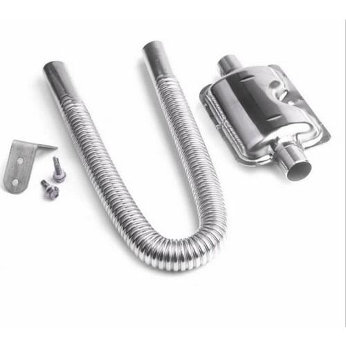 Car Parking Heater Accessories Muffler + Exhaust Pipe