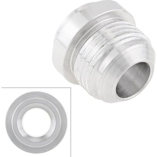 AN10 Silver Aluminum Alloy Male Weld On Fitting Bung Adapter for Car Modification Car universal