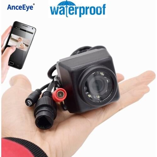 AnceEye camhi APP TF card Mini IP Camera 960P White High Efficiency LED Color Image Outdoor Full Color Plus Lighting night visio
