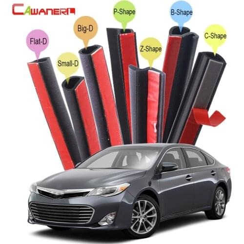 Cawanerl Car Accessories Rubber Sealing Seal Strip Kit Seal Edge Trim Weatherstrip For Toyota Century Avalon Passo Vitz