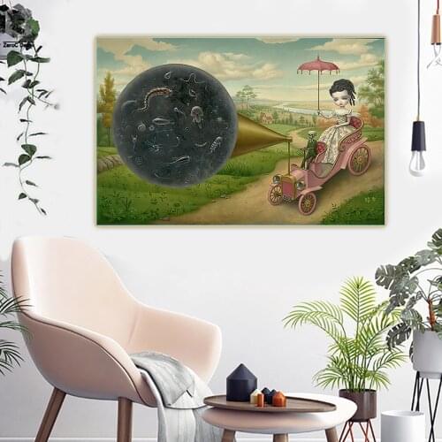Citon Mark Ryden《Cone of memory》Surrealist Canvas Art Oil Painting Artwork Picture Wall Decor Modern Home Living room Decoration