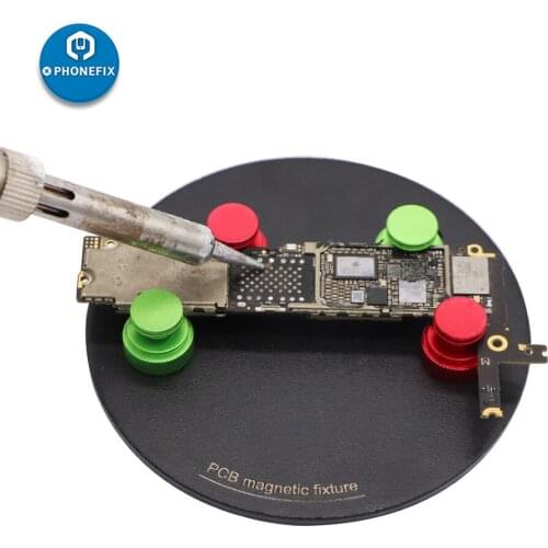 PHONEFIX PCB Holder Small Circuit Board Microscope Soldering Platform Magnetic Fixture For Mobile Phone Board Soldering Repair