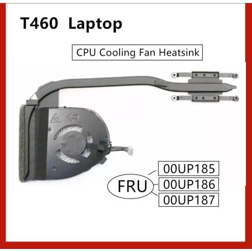 New For Lenovo Thinkpad T460 UMA Discrete Graphics CPU Cooling Fan, Heatsink Assembly Radiator Cooler 00UP185 00UP186 00UP187