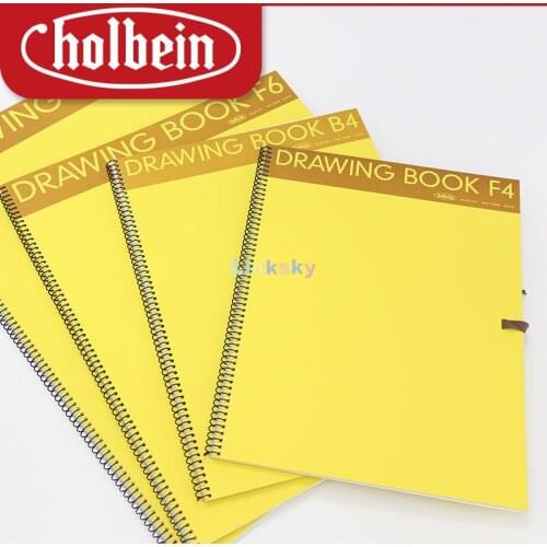 Holbein Drawing Book NO.60,150g 16 Sheets,Spiral Bound Acid Free Watercolor Paper, Painting & Drawing Sketchbook,Art Supplies