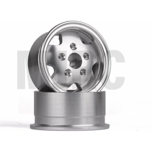 4pcs 1.9-inch metal wheel G09 1/10 retro mountain bike classic analog H1 / 10 Rc railcar Trx4 defender Mustang C style