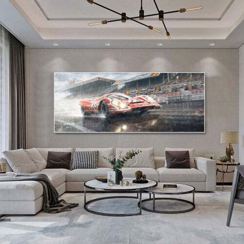 Le Mans F1 Racing Posters And Prints Modern 24 Hours Endurance Race Canvas Painting Hd Print Wall Art Picture Home Decoration