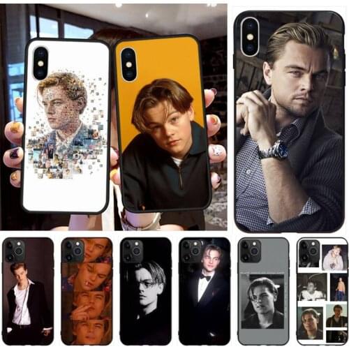 Cool Leonardo Dicaprio young DIY Luxury Phone Case for iPhone 11 pro XS MAX 8 7 6 6S Plus X 5S SE 2020 XR case