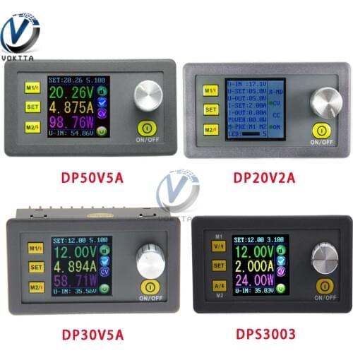 DP50V5A Constant Voltage Current Step-down Programmable Power Supply Module Color LCD DPS3003 DP30V5A DP20V2A Buck Converter