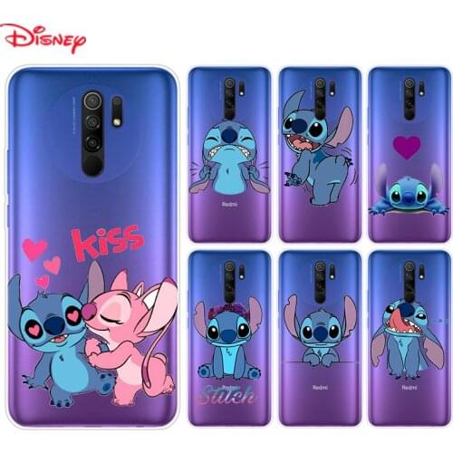 Silicone Cover Cartoon Lilo Stitch Disney For Xiaomi Redmi 9T 9 9C 9A 9AT 9i 8 8A 7 6 Pro 7A 6A 5 5A 4X Plus Phone Case