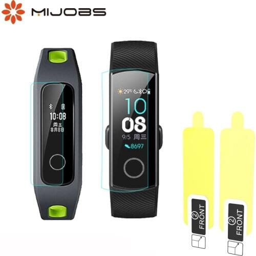 Soft HD Screen Protector for Huawei Honor Band 4 Anti-collision Slim Film Smart Watch Protective for Honor Band 4 Running