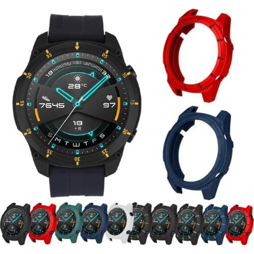 Protective Case For Huawei Watch GT2 46mm Smart Watch Protector Shell Edge TPU Cover Protection Sleeve For Huawei GT 2