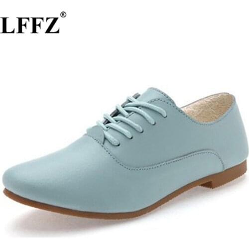 Lzzf 2018 Fashion Winter Fur Oxfords Genuine Leather Lace Up Shoes for Women Flats Boat Ladies White Nurse Casual Shoes Woman