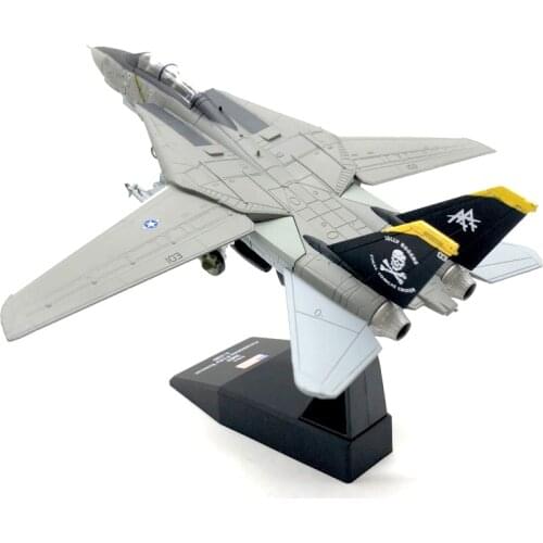 1: 100 American F-14 Male Cat Fighter Simulation Alloy Aircraft Model Plane Gift Collection