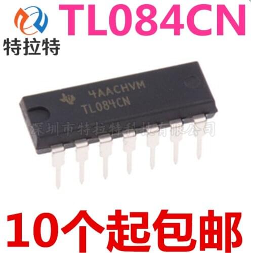 10pcs/lot TL084CN DIP14 TL084 DIP 084CN DIP new and original IC