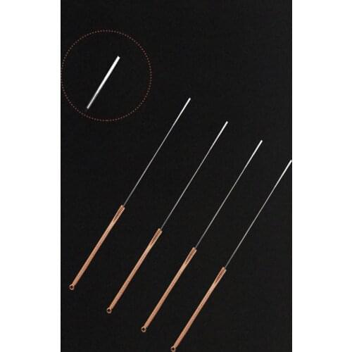 100 pcs Yunlong copper handle disposable acupuncture massage needle knife Aseptic needles 0.35/0.40/0.50mm