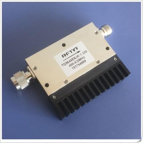 400-420MHz high power coaxial RF dual junction isolator high isolation isolator