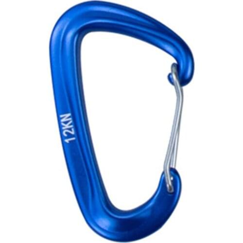 Safety Climbing Buckle Carabiner Fixing Hook D-ring Screw For Rock Hiking