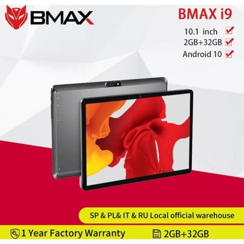 World Premiere BMAX MaxPad I9 Android 10 2GB RAM 32GB ROM Allwinner A133 Quad Core 10.1 Inch Type-c port Tablets PC Dual WiFi