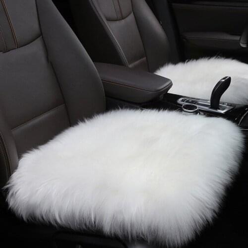 100% Natural Australian Sheepskin Car Seat Covers Universal Fur Wool Car Seat Cushion Winter Soft Warm Car Seat Cover