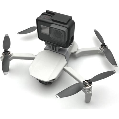 Extended Adapter Bracket Holder for DJI Mavic Mini Drone with 1/4 Threaded Screw for GoPro 8 for 360 Panorama Camera Accessories