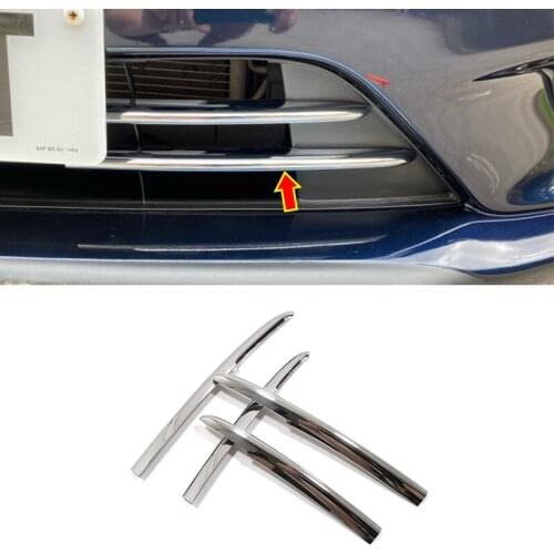 For Mazda 6 Atenza 2013-2018 ABS Chrome Car body protection Front up racing Grid Grille Cover trim Car Styling Auto Accessories