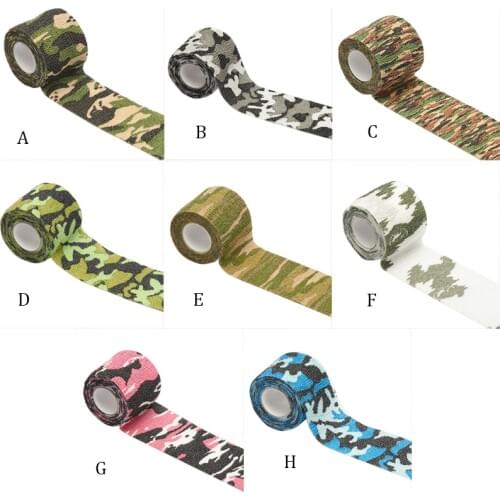 Hunting Tape Reusable Self-adhesive Elastic Stretch Non-woven Cloth Bandage Sport Camping Accessories