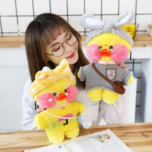 Hyaluronic acid duck doll transforms into My Neighbor Totoro Unicorn Stitch animal plush toys baby home decoration ornament gift