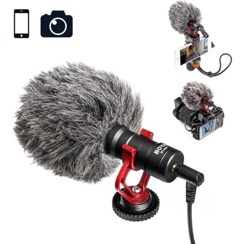 Microphone BOYA BY-MM1 MM1 Cardioid Shotgun Audio Recording Mic for Laptop Studio Recording Vocals Voice Tik Tok VS Rode