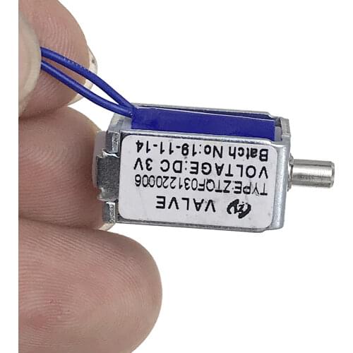 1PCS Mini Electric Valve Discouraged Valve N/O Normally Open Air Valve DC 3V Electronic Control Solenoid Valve Exhaust Air Valve