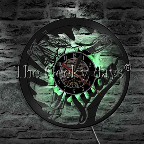 Judo Martial Vinyl Record Wall Clock Fitness Bedroom Night Lamp Sleepy Light Japanese Fighting Martial Judo Gifts