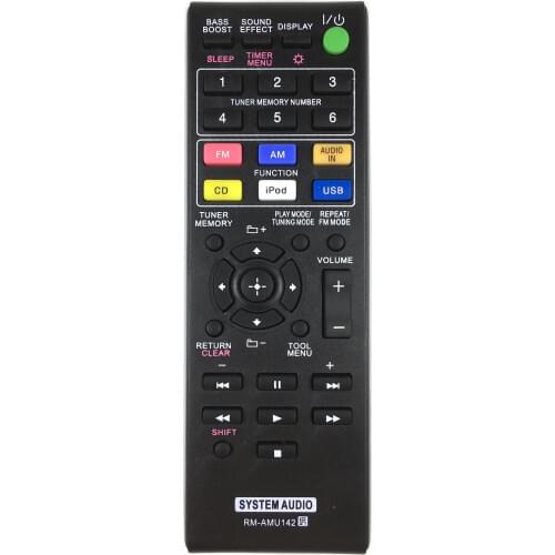RM-AMU142 New Universal Replacement Remote Control For Sony CMT-V9 CMT-V10IP CMT-V10IPN CD Micro Hi-Fi CMT-50IP Audio System