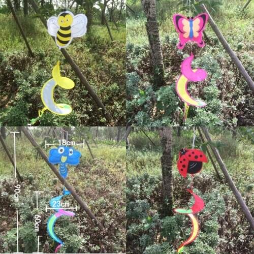 Lovely 37'' Animal Spiral Windmill Windsocks Camping Tent Garden Hot-selling Yard Decor Kid Toy high-quanlity