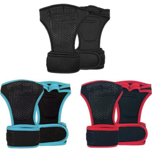 Weight Lifting Gloves Training Gym Grips Fitness Glove Women Men Crossfit Bodybuilding Gymnastics Wristbands Hand Palm Protector