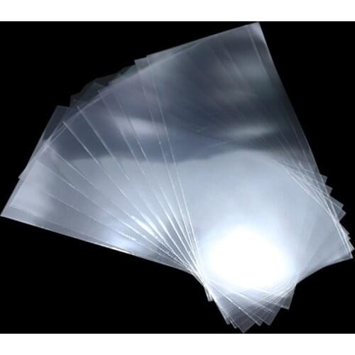 12*25cm Plastic Clear Flat Top Open Bag Flat Poly Bags Lollipop Packaging Packing Pouch For Party Bakery Bread Cakes Cookies