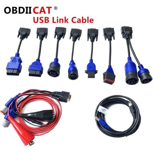 USB Link Full Set Cables For Nexiqed Truck 125032 Diagnostic Tool Cables