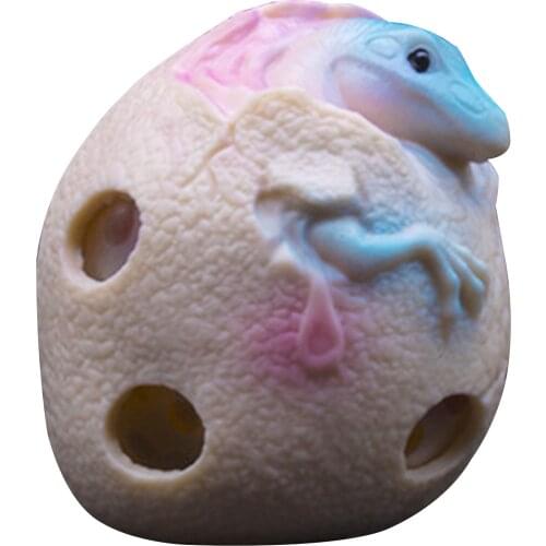 Dinosaur Colorful Bead Ball Squishies Vent Dinosaur Grape Ball Mesh Balls Decompression Vent Toy For Kids Adult Antistres Toys