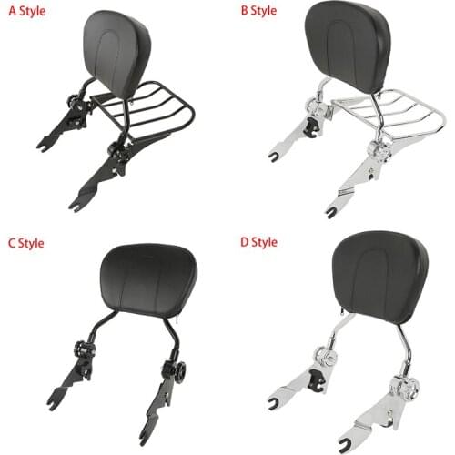 Motorcycle Detachable Backrest Sissy Bar For Harley CVO Road King Street Electra Glide Road Glide Ultra Classic 2009-2019