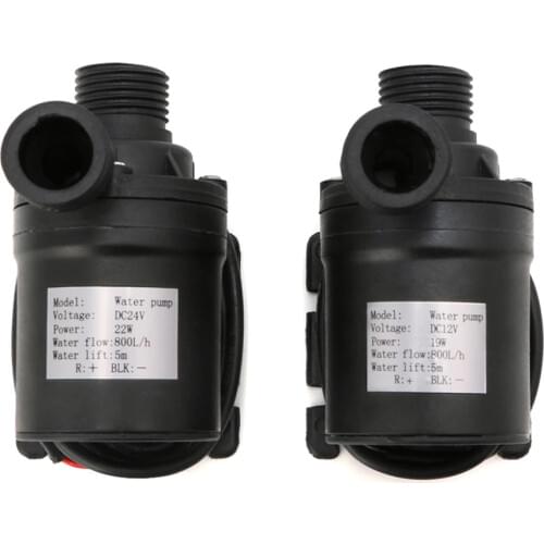 800L/H 5m DC 12V 24V Solar Water Heater Brushless Motor Circulation Water Pump