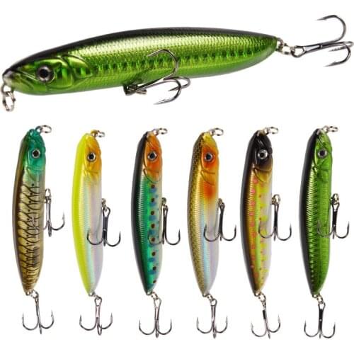 1pcs Pencil Lure Fishing Lures 2020 Weights 18g Pencil Popper Long Throw Fish Lure Tackle Articulos De Pesca Isca Artificial