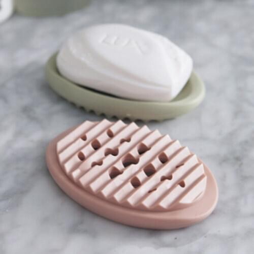 1 Pc Creative Soap Box Bathroom Dish Plate Case Brand New Travel Silicone Brush Soap Dish Box Case Holder