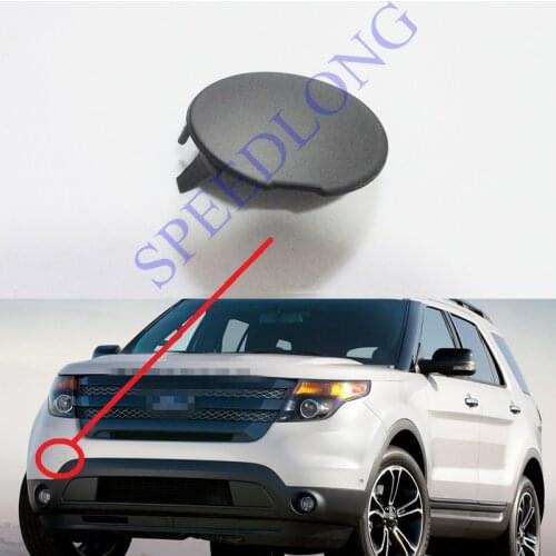 1 Piece Front bumper tow towing hook cover trailer eye cap for Ford Explorer sports 2013
