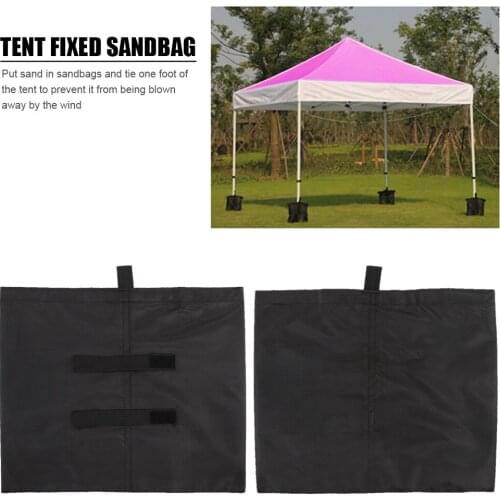 1pcs Outdoor Camping Tent Sand Bag Canopy Weights SandBag 420D Oxford Windproof Fixing Sandbag Tents Leggings Accessories