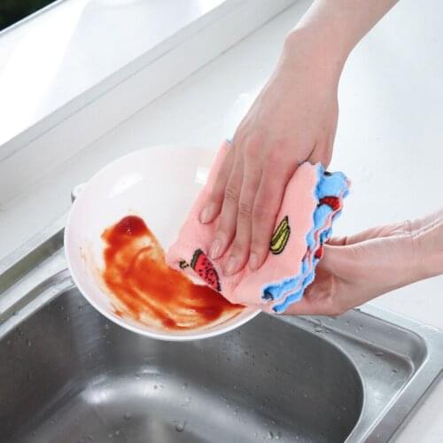20/30pcs Kitchen Cleaning Cloth Super Absorbent Microfiber kitchen wiping rags household washing dish kitchen Cleaning towels