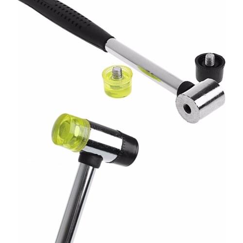 25mm Double Face Soft Touch Hammer Rubber Hammer Leather DIY Tool