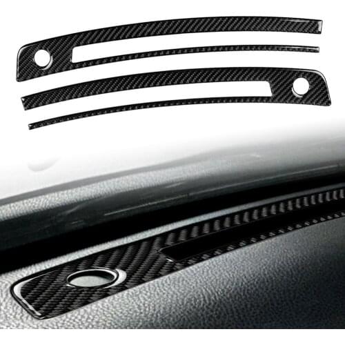 2x Car Dashboard Air Condition Vent Cover Carbon Fiber ABS For Subaru BRZ For Toyota 86 2013 2014 2015 2016 2017 2018 2019 2020