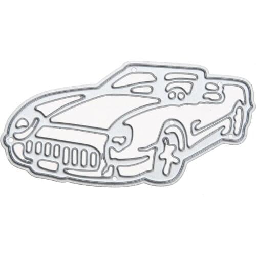 Car Metal Cutting Dies Embossing Folder Cutting Dies for DIY Scrapbooking Photo Album Decorative Dies Metal Stencil