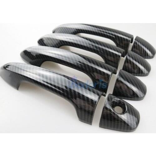 Car ABS handle Protective Cover Door Handle Outer Bowls Garnish Moulding Trim 2016 2017 For Toyota Innova Accessories