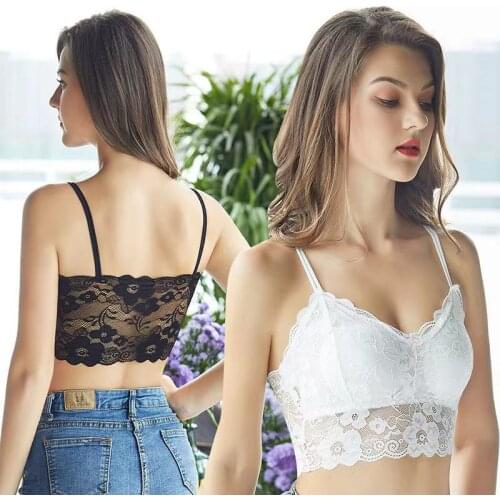 Sexy Bra Women Lace Bralette Sexy Lingerie Underwear Wireless Padded Seamless Bra Ultra Strap Padded Bras for Women