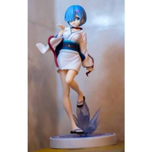 Japanese original anime figure Re:Life in a different world from zero Rem snow ver action figure collectible model toys