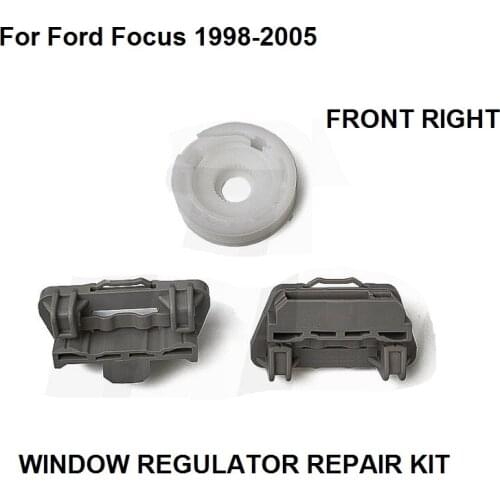 Car Plastic Clips For Ford Focus Electric Window Regulator Winder Fix Repair Clip & Pulley Front Right 1998-2005
